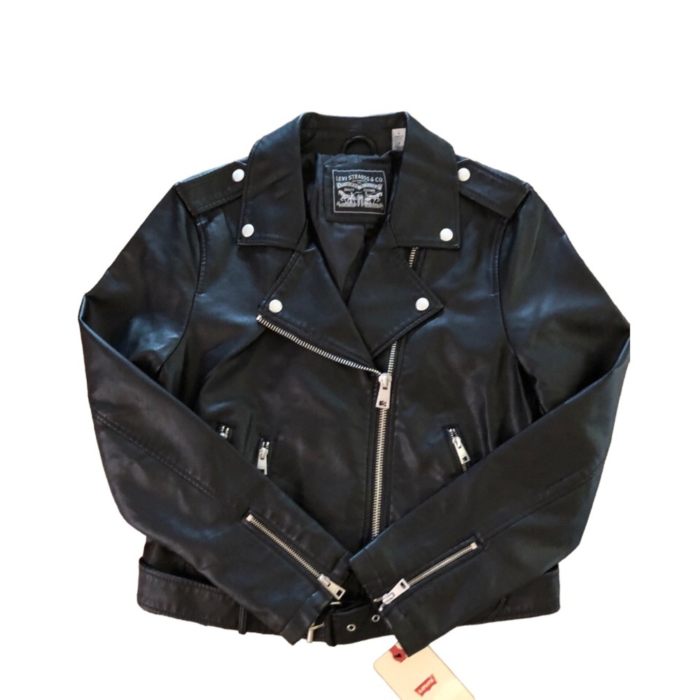 Women’s Faux Motor Leather Jacket